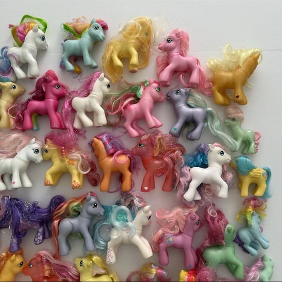 Vintage MLP My Little Pony Huge Toy Lot 49 Ponies Figures Minis G3 Mix Gen RARE! - Picture 11 of 16
